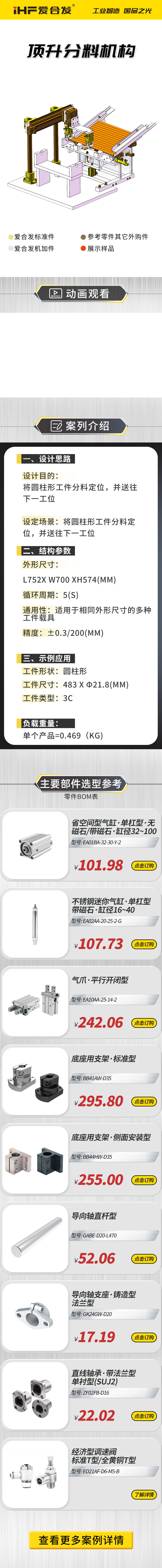 愛合發案例剖析：頂升分料機構！